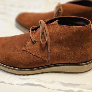 LL Bean Mens Stonington Chukka Boots, Brown, Size 12m
